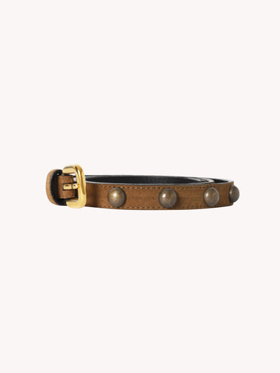SKINNY BELT WITH STUDS