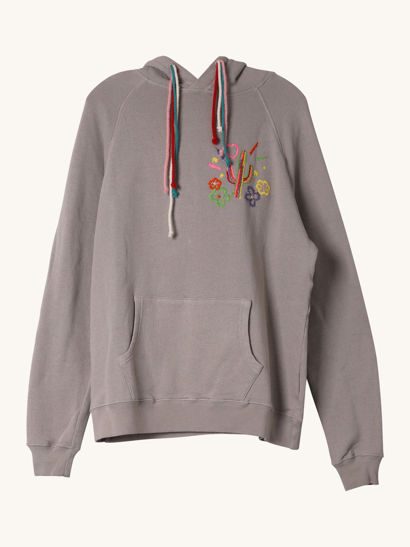 Embroidered Cactus Hoodie