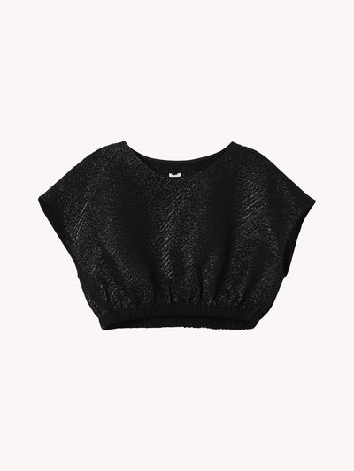 CROPPED SHIMMER TOP