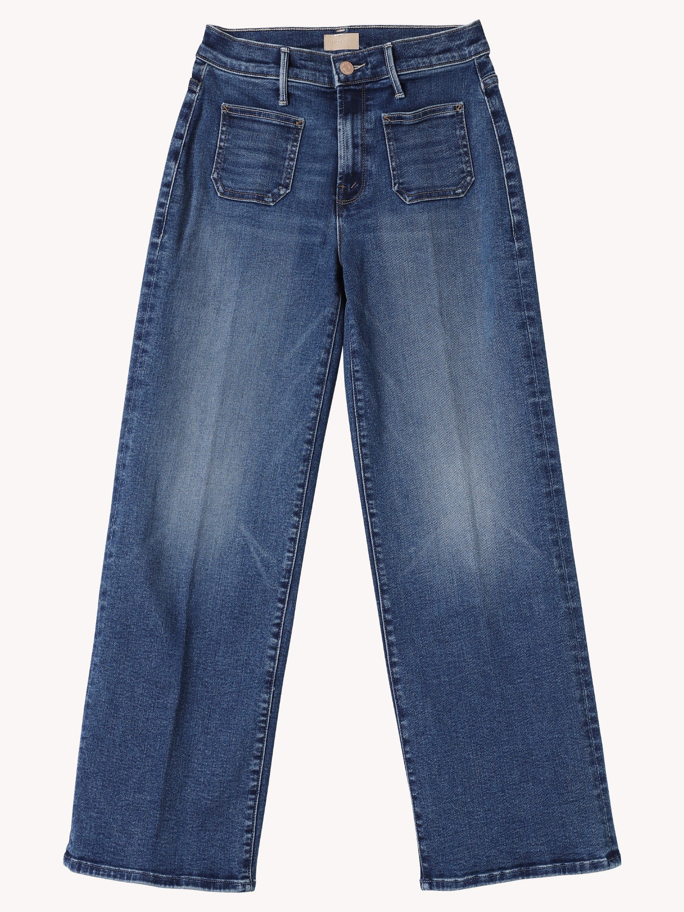 Patch Pocket Mid Rise Maven Ankle Jean in Let's Split