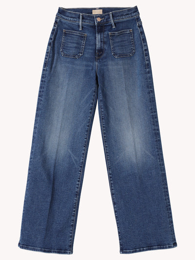 Patch Pocket Mid Rise Maven Ankle Jean in Let's Split