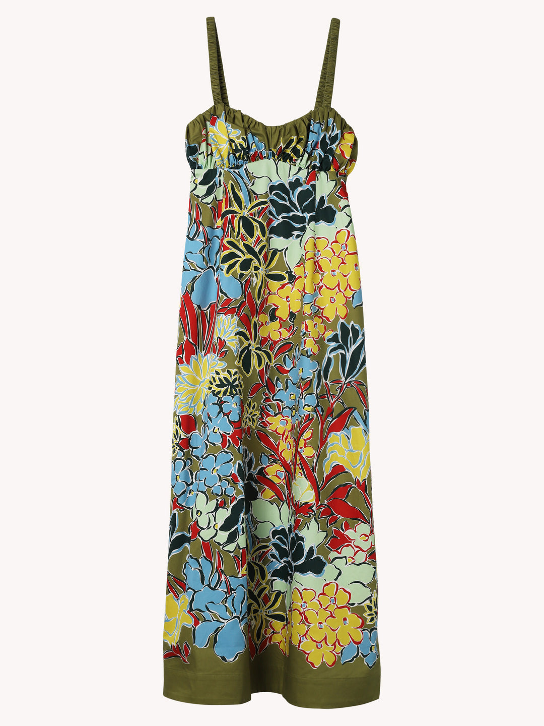 anthropologie malibu floral maxi dress Solstice Midi Dress, Multi / US6/AU10