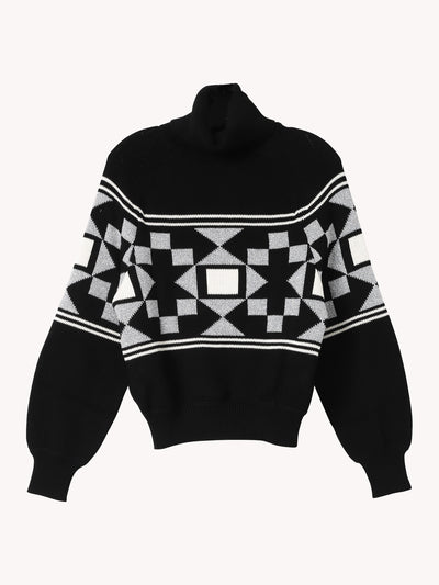 LARA FAIRISLE TURTLENECK