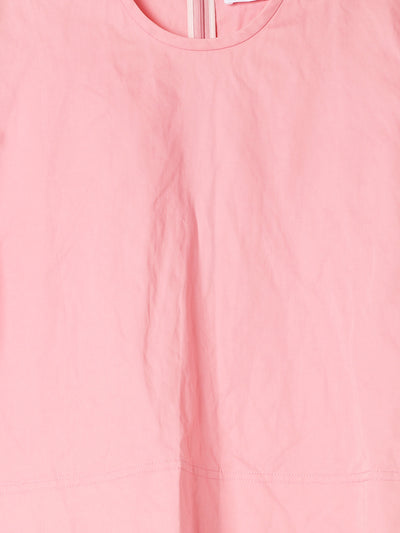 Pink Short Sleeve Blouse