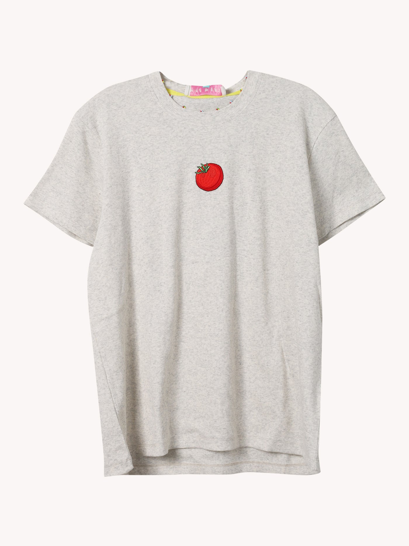 EMBROIDERED TOMATO TEE