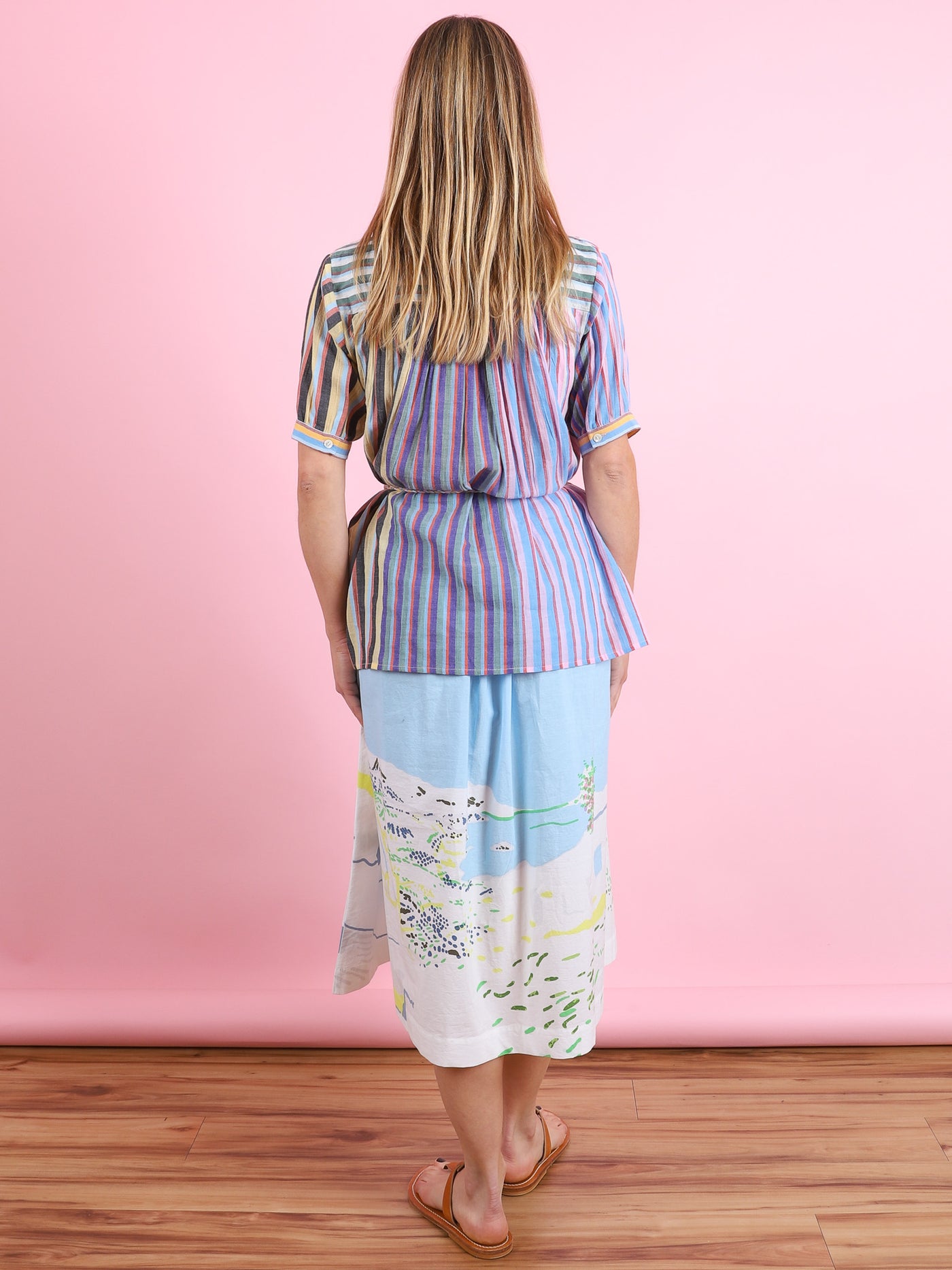 Hand Woven Blouse with Belt