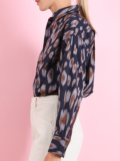 Tyra Leopard Cotton Shirt