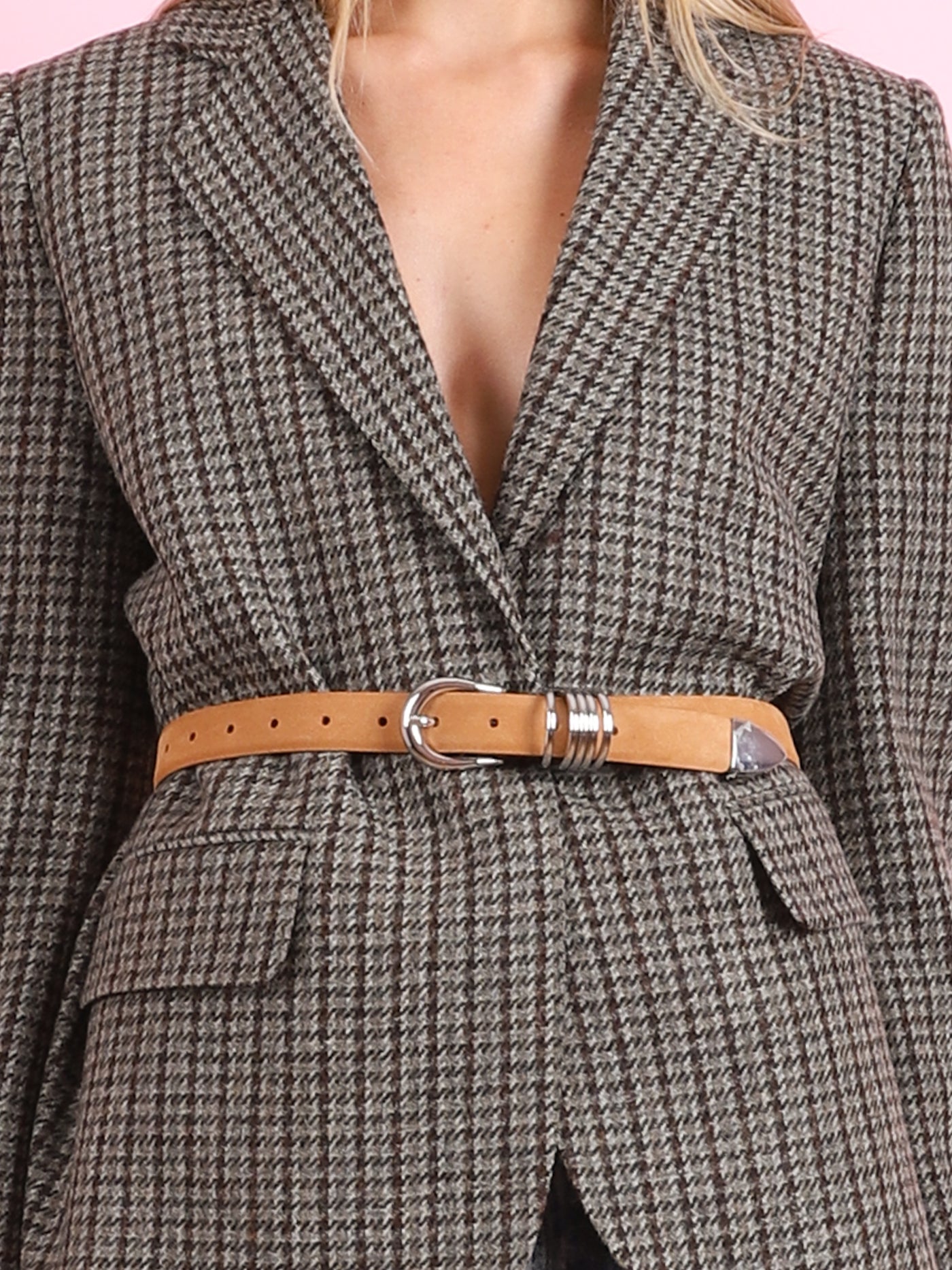 Hollyhock Suede Belt