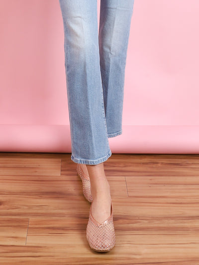 MESH BALLERINA SHOES