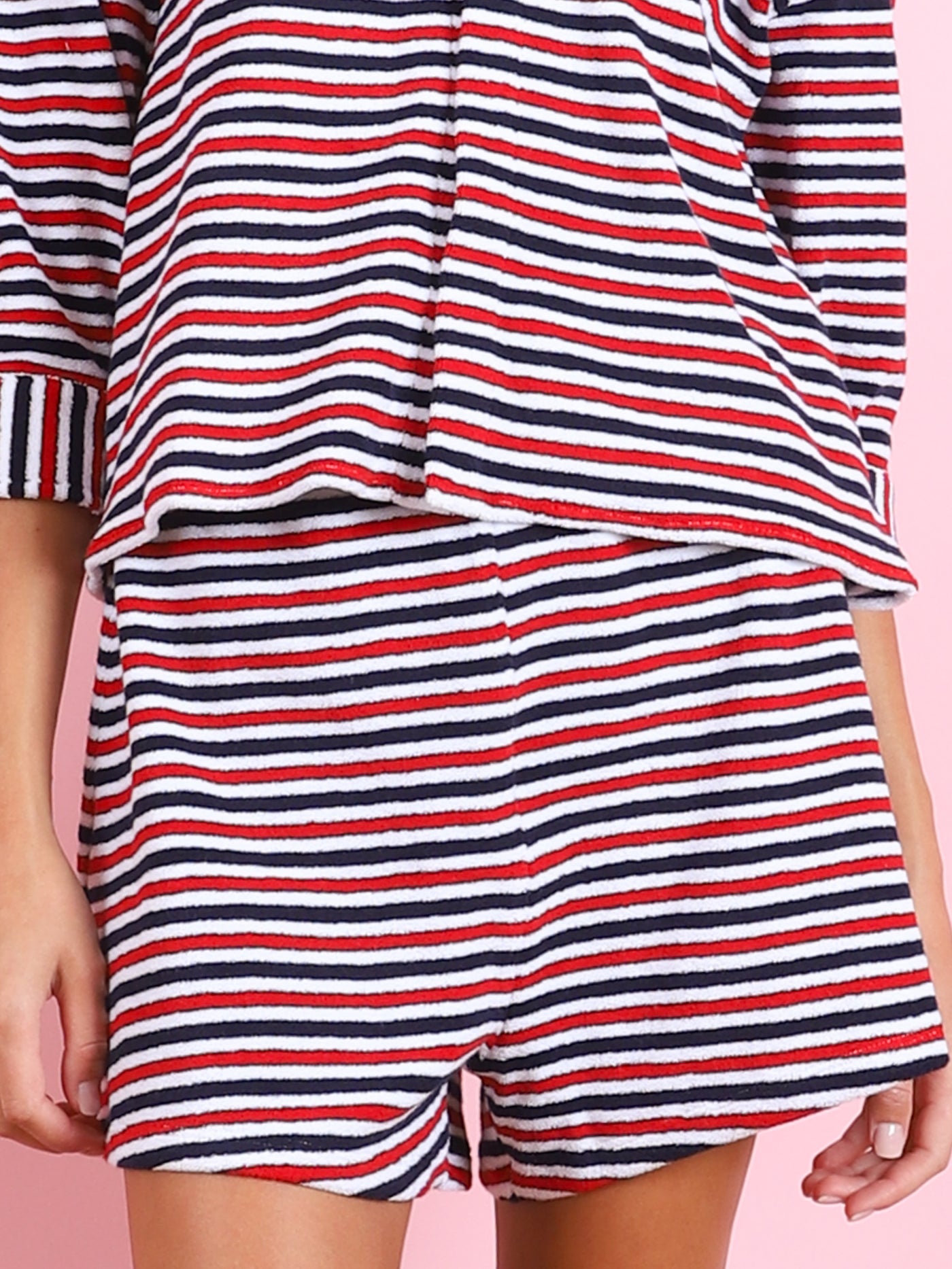 Terry Stripe Short