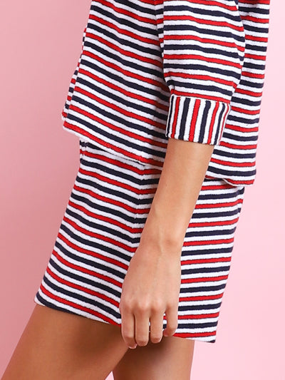 Terry Stripe Short