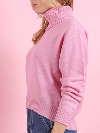 Oversize Roll Collar Sweater