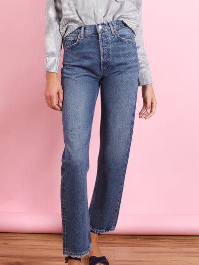 90s Pinch Waist Jean in Essence