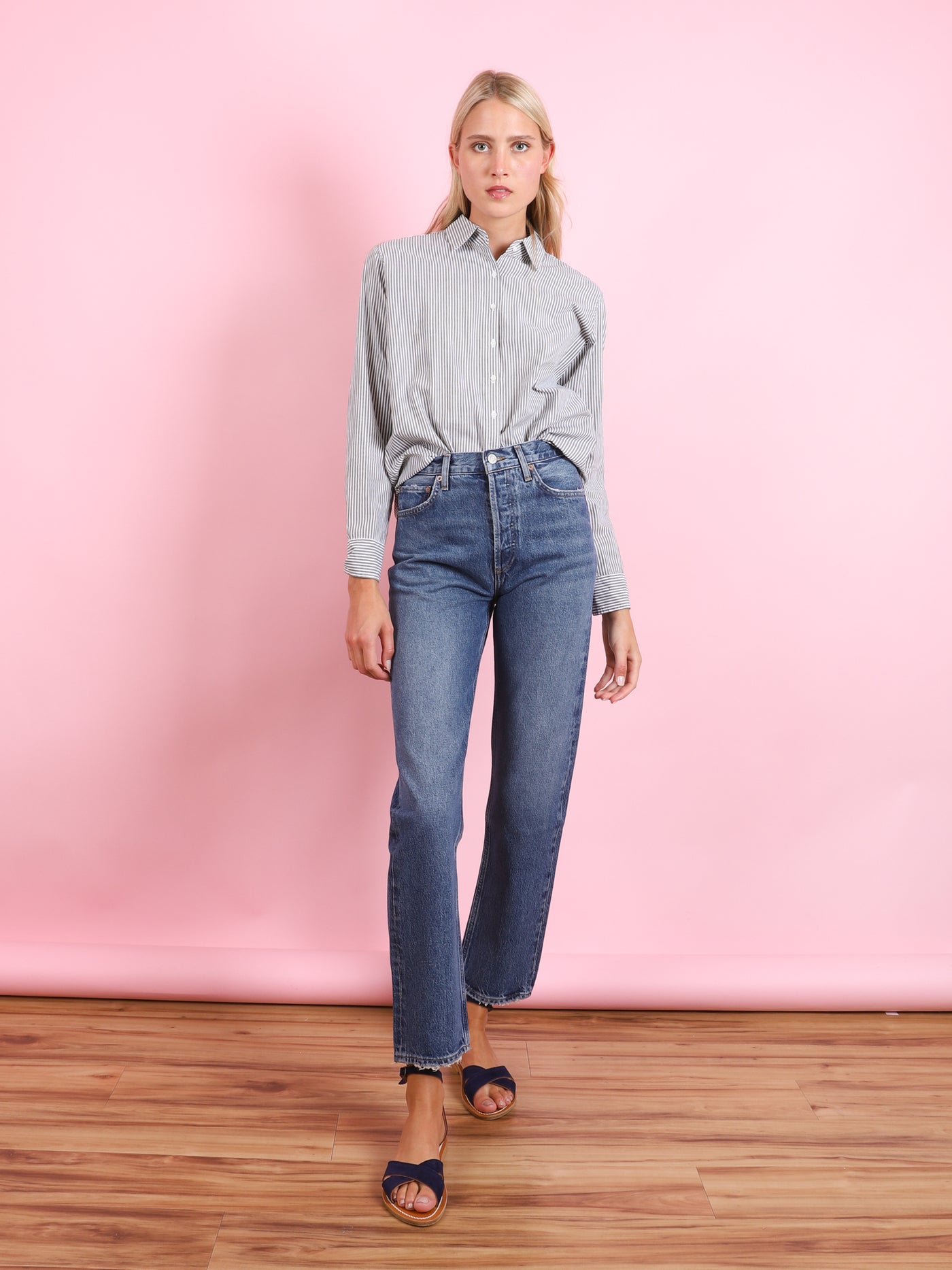 90s Pinch Waist Jean in Essence