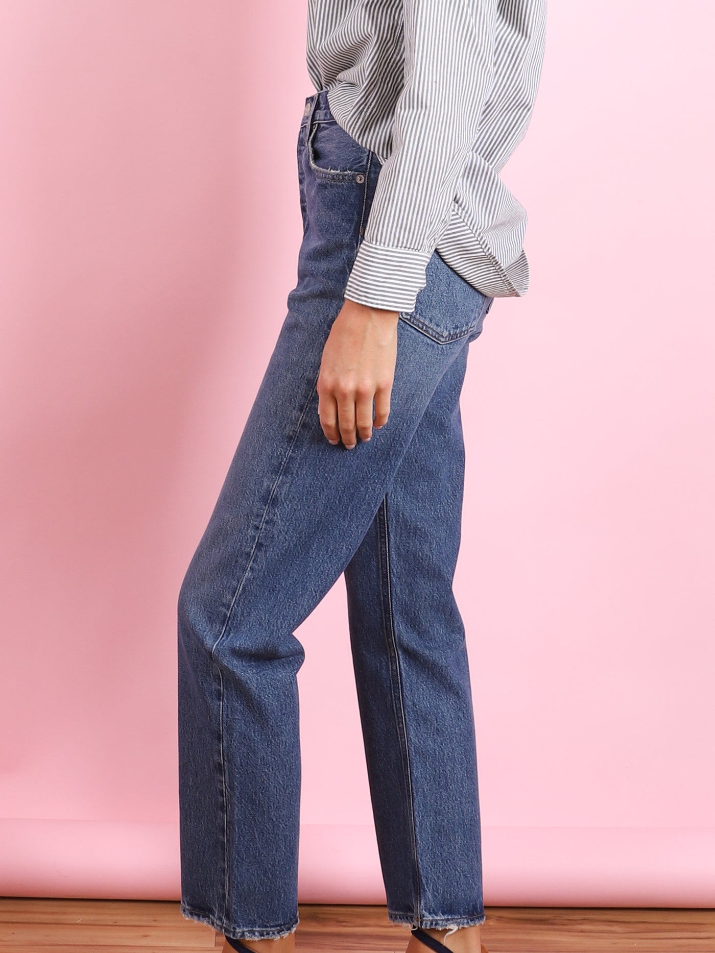 90s Pinch Waist Jean in Essence