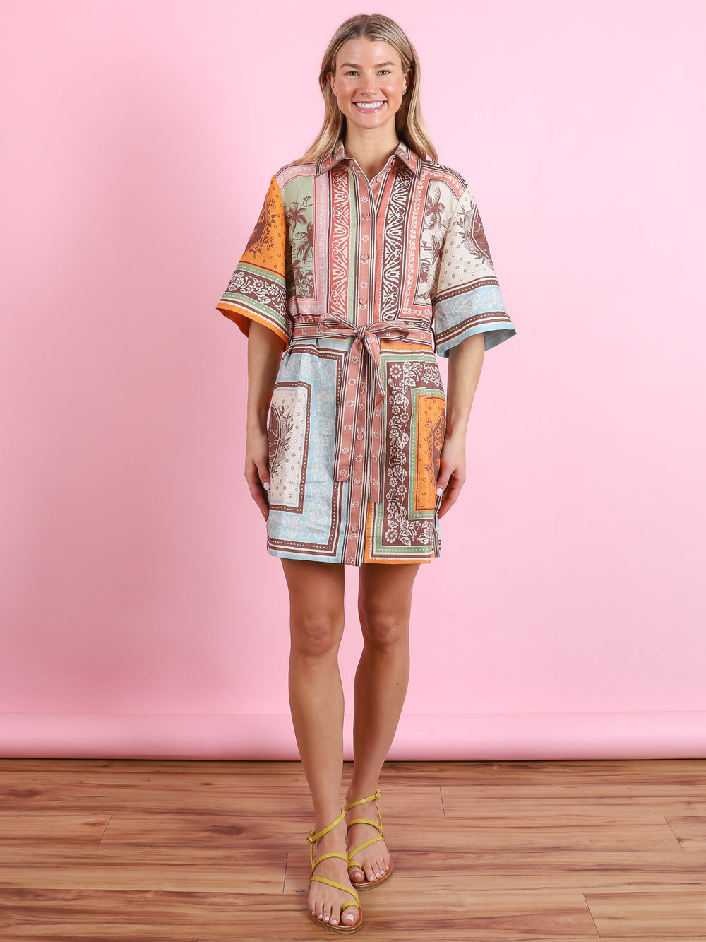 knee length dresses for ladies Michelle Midi Dress Multi / US4/AU8