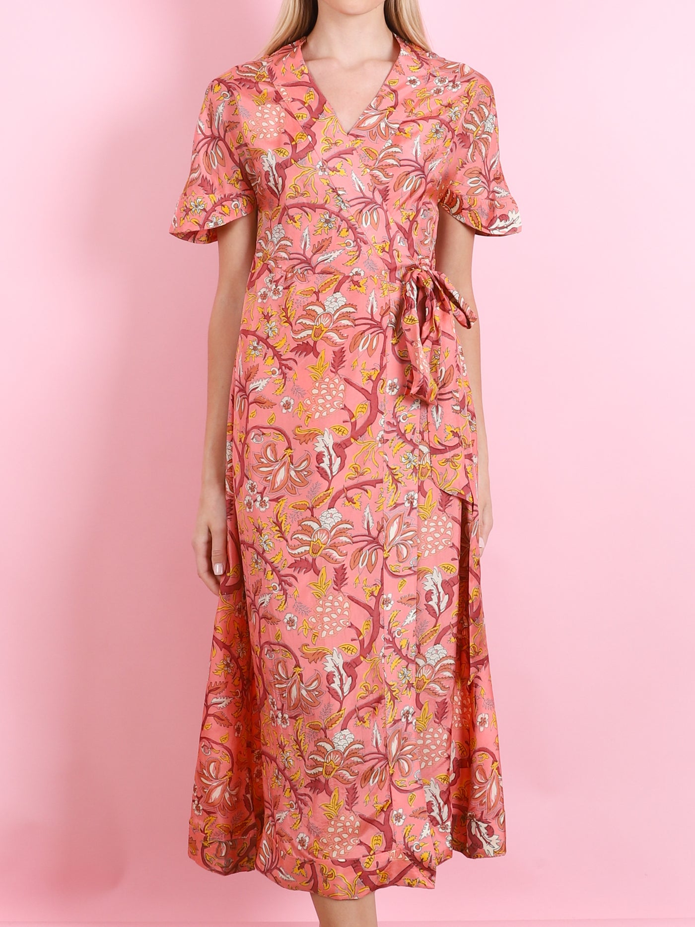 Clementine Wrap Midi Dress