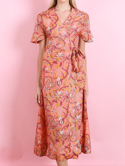 Clementine Wrap Midi Dress