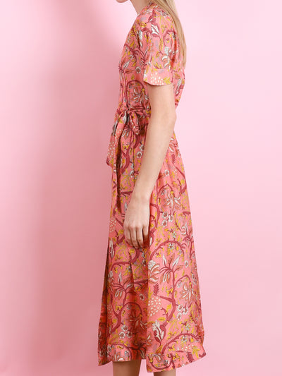 Clementine Wrap Midi Dress