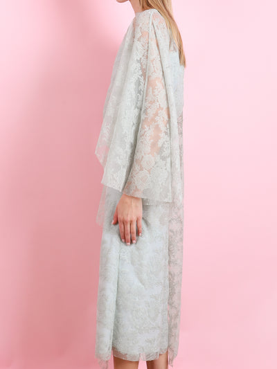 ASYMMETRICAL DRAPED COCKTAIL DRESS