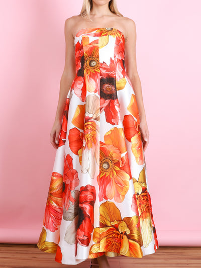 NYLIA STRAPLESS DRESS
