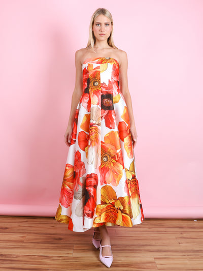 NYLIA STRAPLESS DRESS