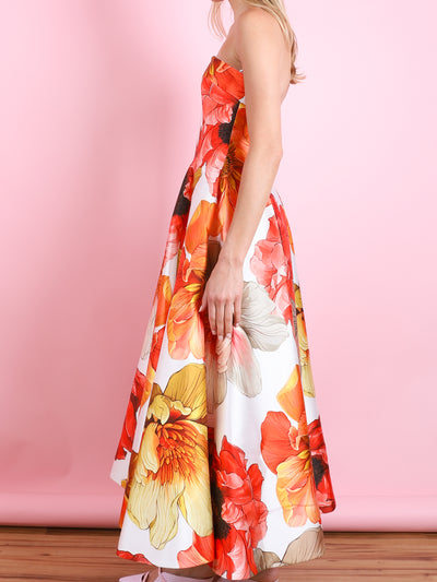 NYLIA STRAPLESS DRESS