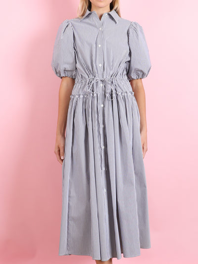 STRIPE DRESS IN BLUE