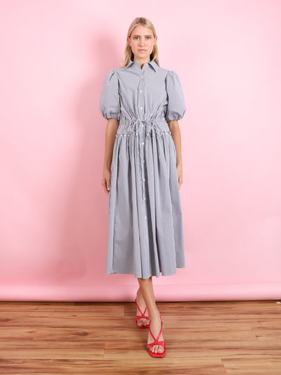 STRIPE DRESS IN BLUE