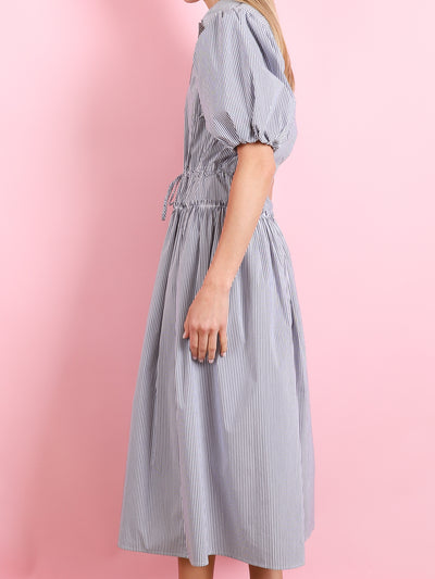 STRIPE DRESS IN BLUE