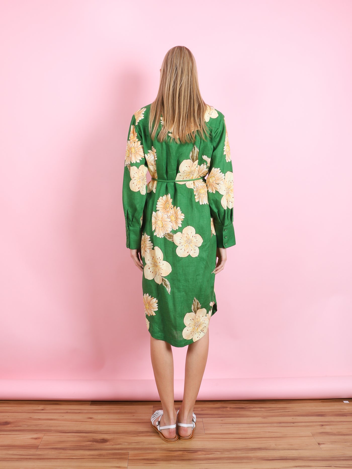 Sage Shirtdress