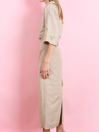 BOWERY EMBROIDERED DRESS