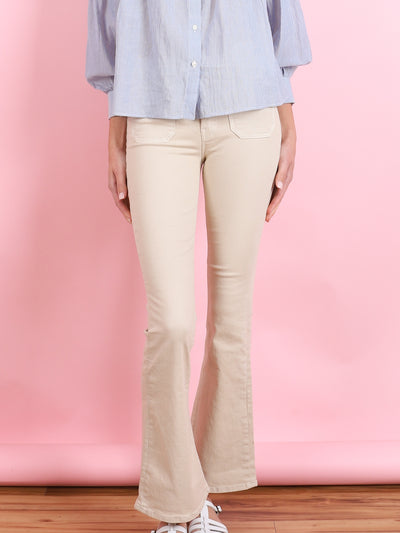 THE PATCH POCKET WEEKENDER JEAN IN WACKY KHAKI