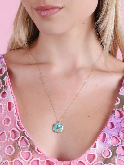 Turquoise Bowie Necklace