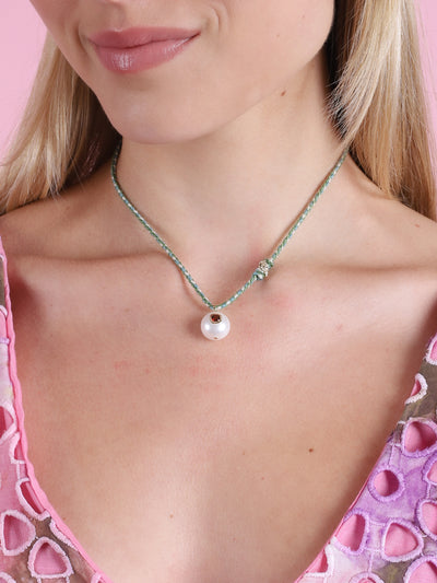 Eddie Necklace with Garnet