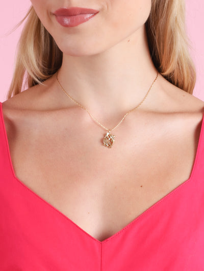 SMALL PISCES ZODIAC NECKLACE