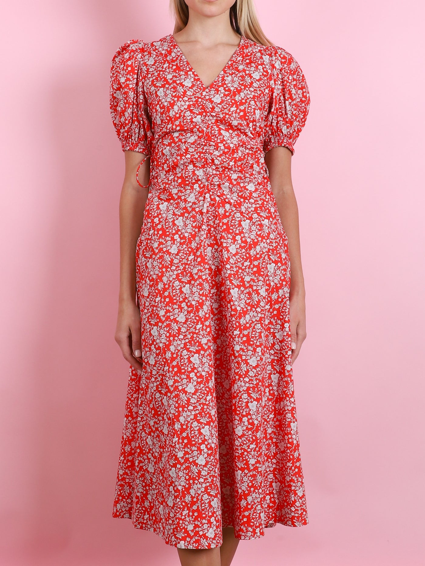 Liberty Print Lucille Midi Dress