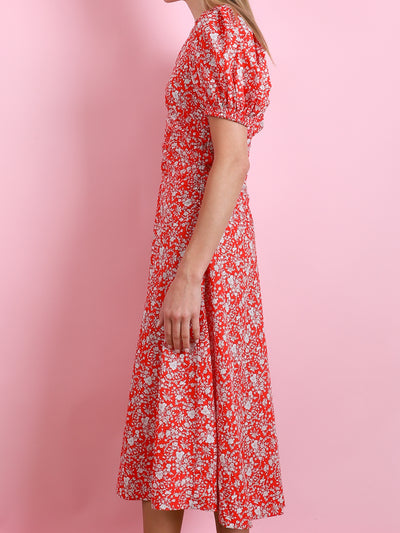 Liberty Print Lucille Midi Dress