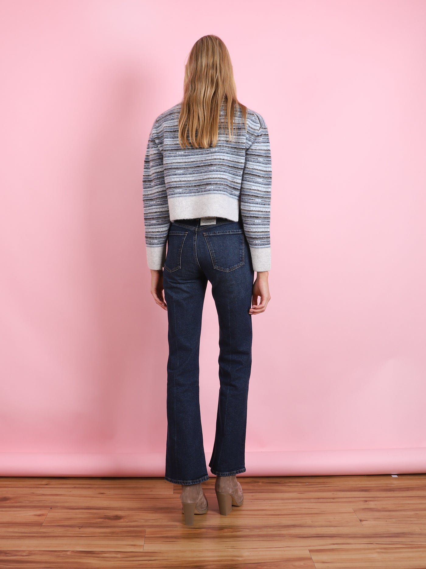 Stripe Drew Knit Top