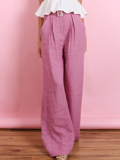 Wide Leg Pleated Pant
