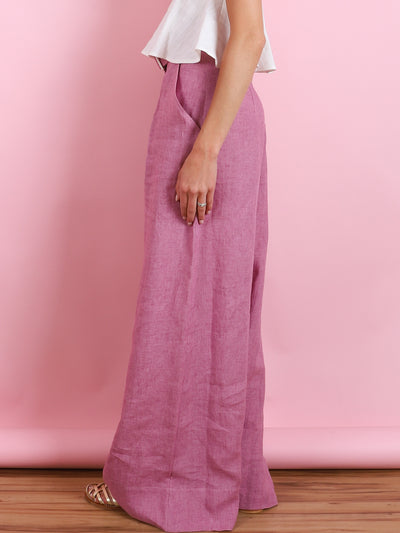Wide Leg Pleated Pant