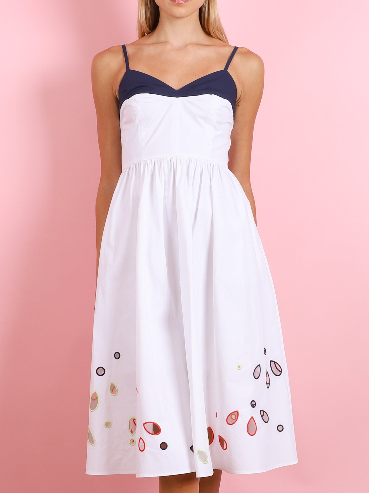 THE UNDRESS IN EYELET COTTON POPLIN