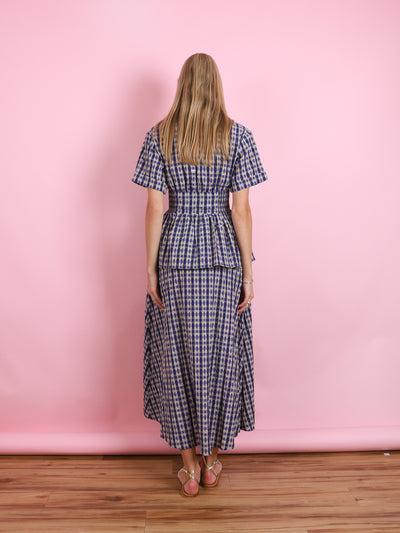 BOOGIE WOOGIE BUGLE BOY DRESS SEERSUCKER CHECK