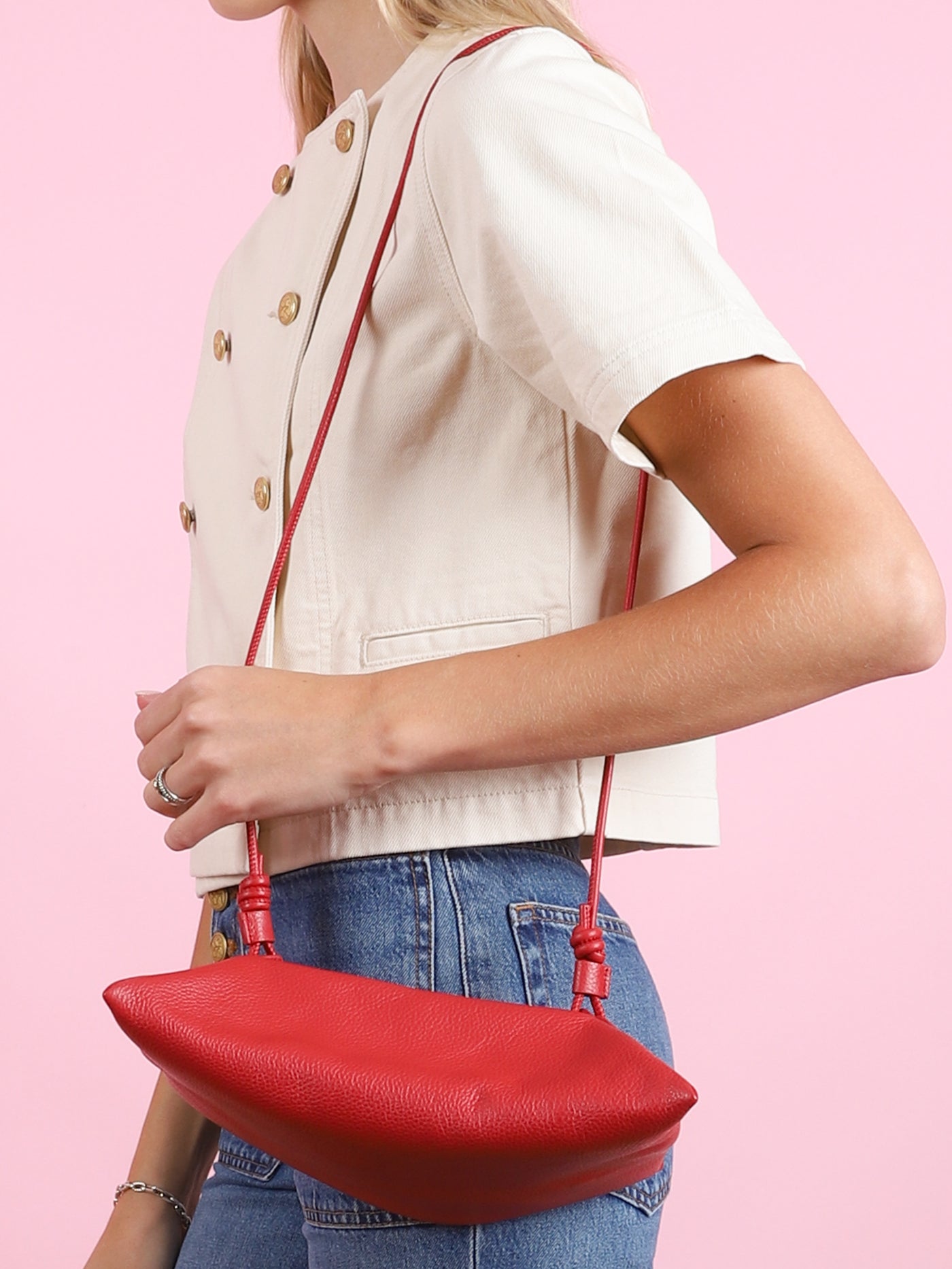 ORIGAMI MINI BAG IN RED