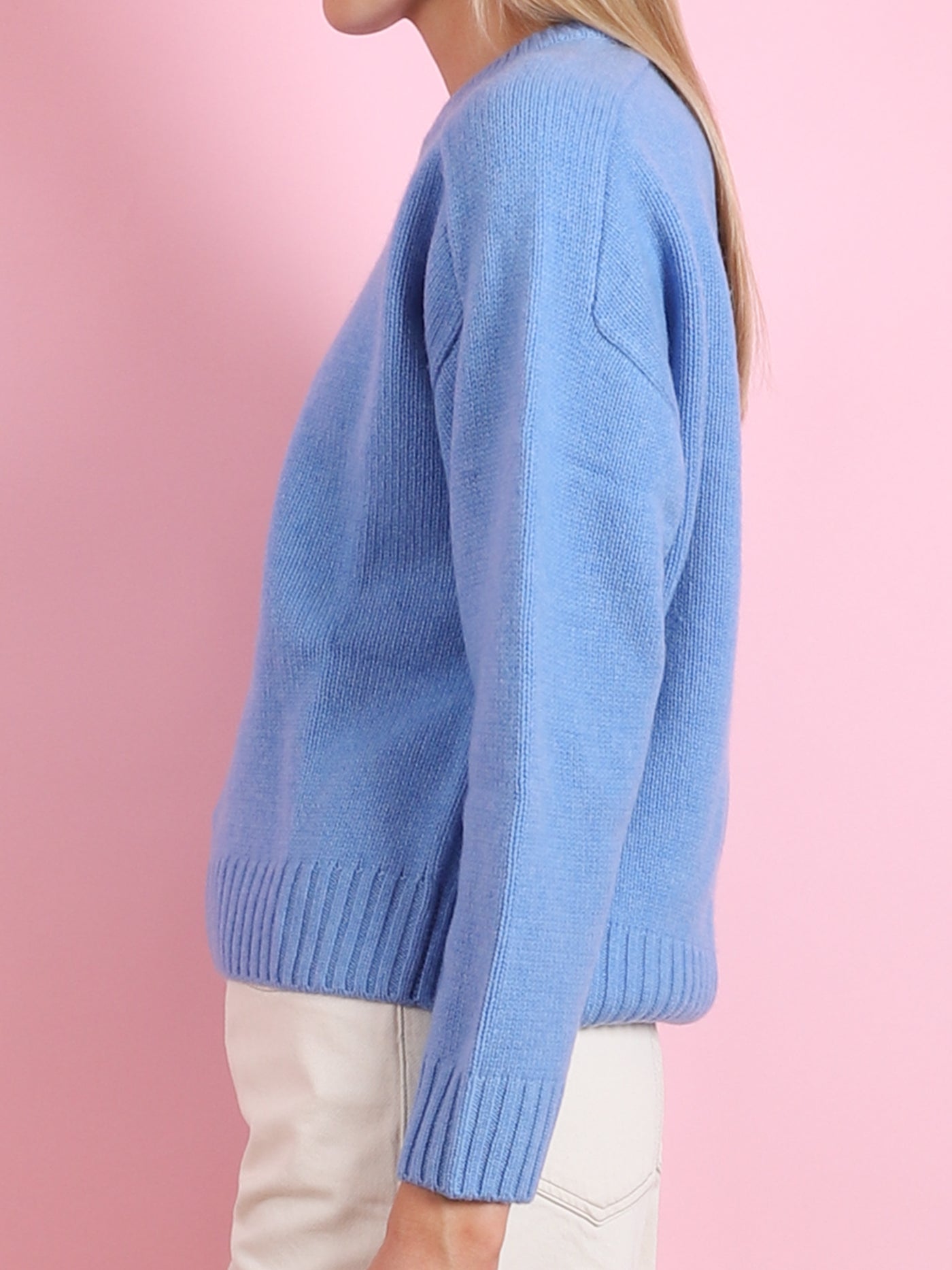 CASHMERE OVERSIZED 
CREWNECK SWEATER