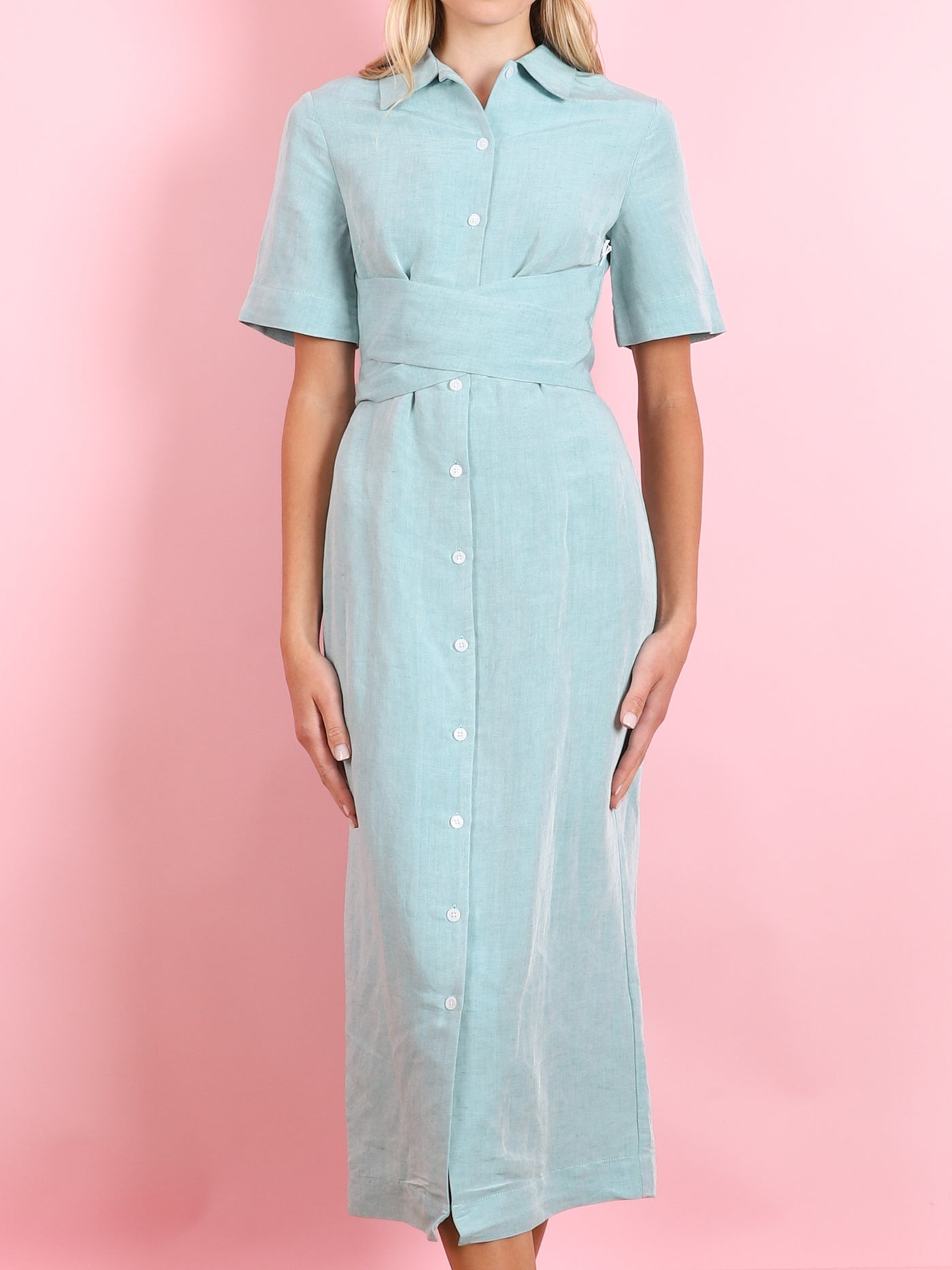 Wrap Midi Dress