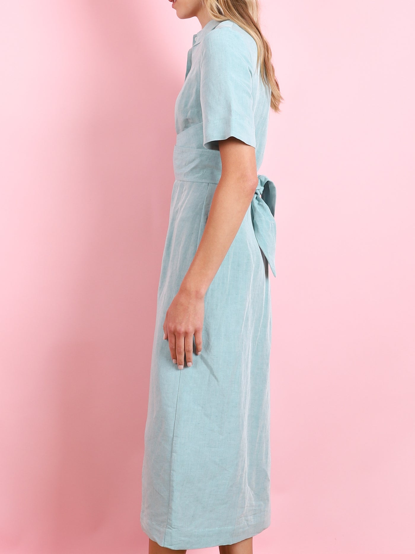 Wrap Midi Dress