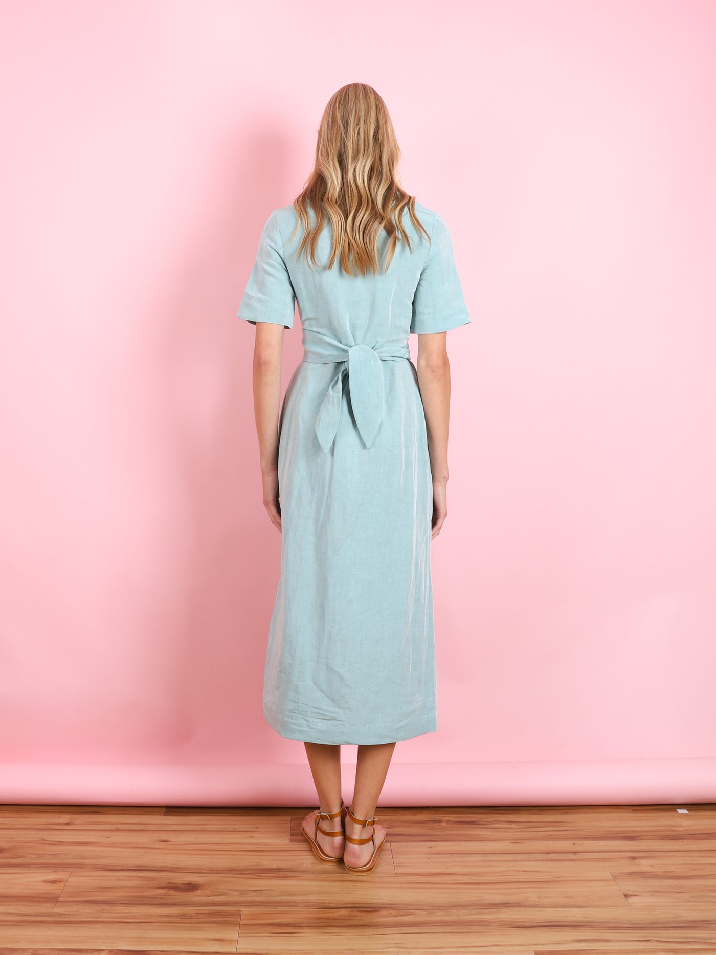 Wrap Midi Dress