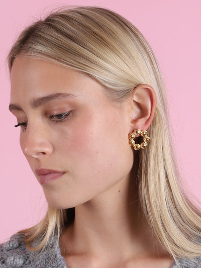 DAISY EARRINGS IN GOLD