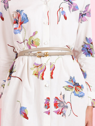 DOUBLE SKINNY BELT